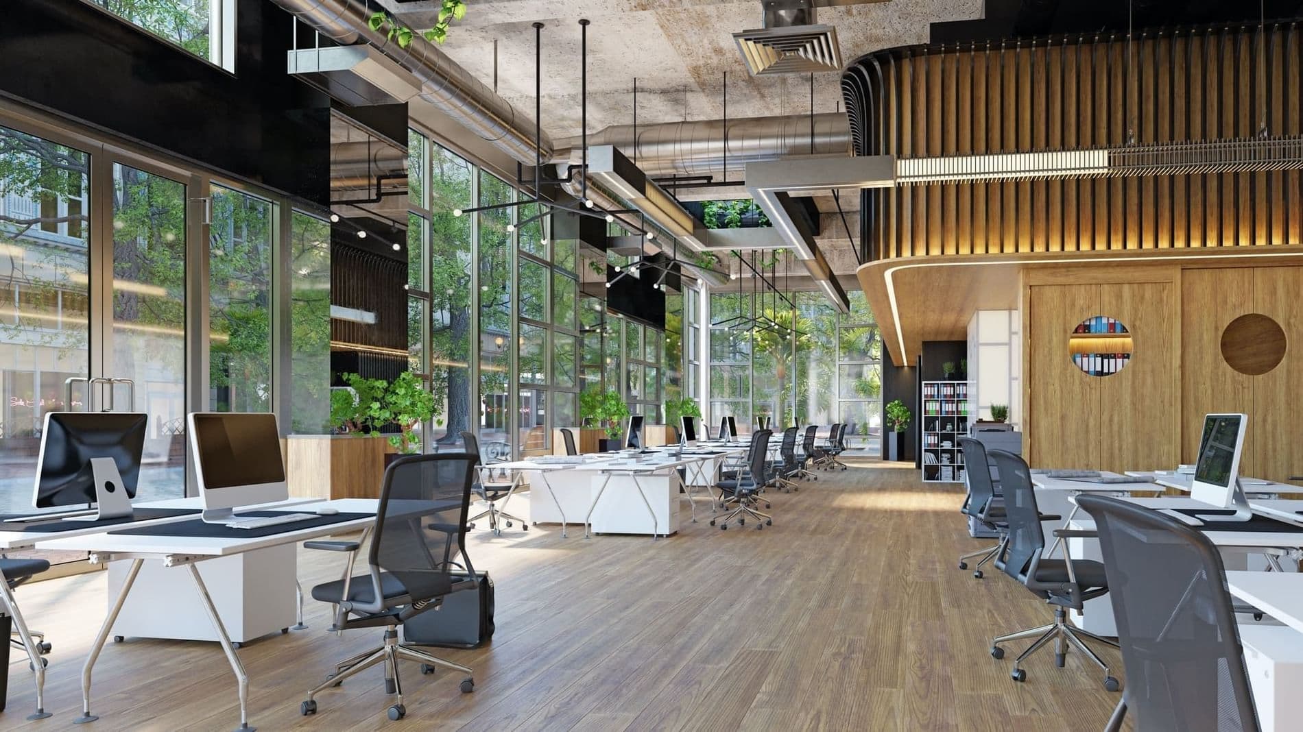 Équipe au travail dans un espace de coworking