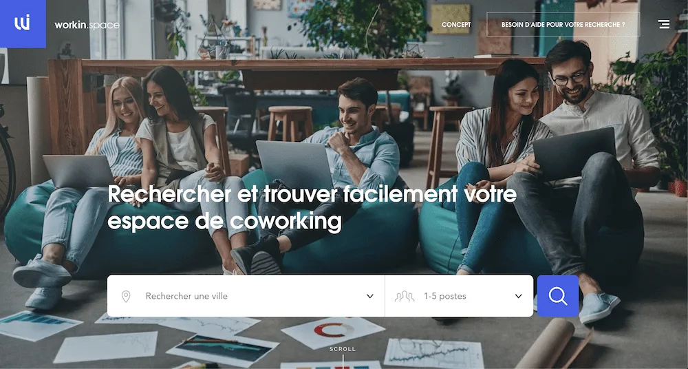 Launch of the coworking portal workin