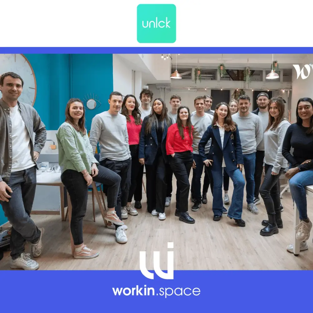 UNLCK: a multi-site start-up supported by workin.space