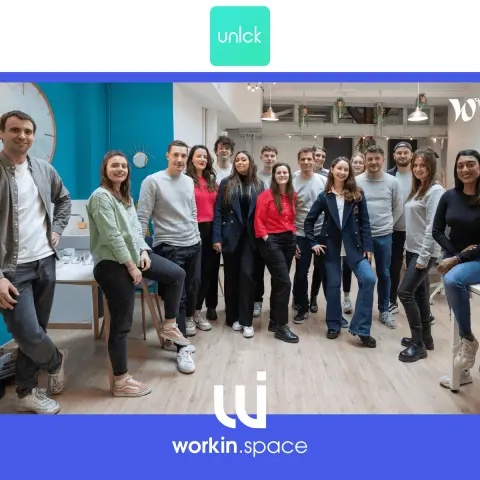 UNLCK : une start-up multi-sites accompagnée par workin.space