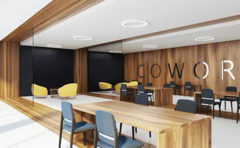 Les travaux d'aménagement d'un espace de coworking
