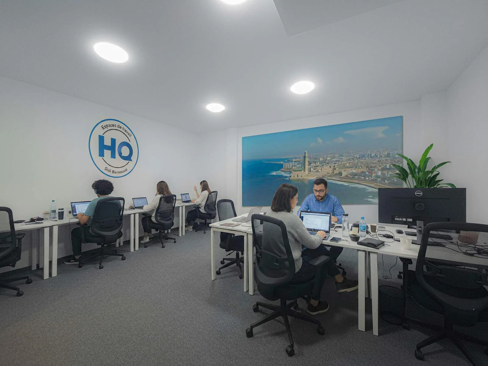 HQ Casablanca, HQ Aïn Sebaâ Bernoussi, Bureau privatif 9 postes, Casablanca