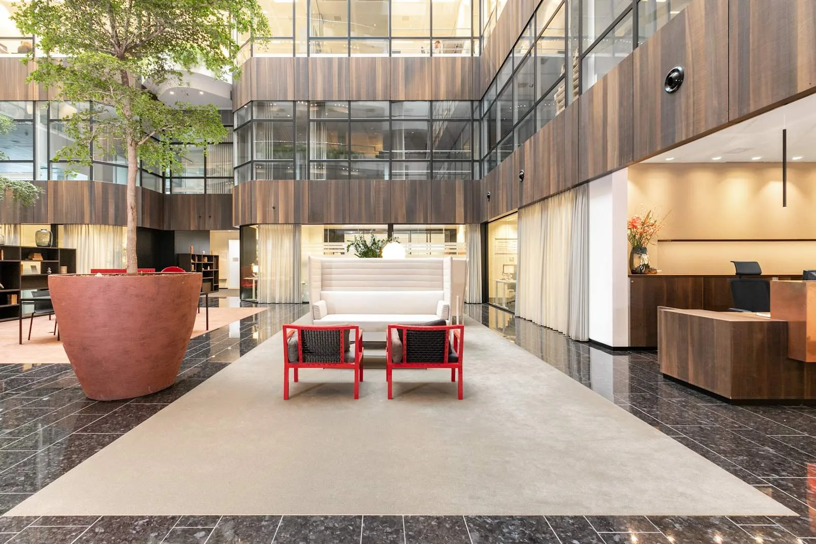 Regus Amsterdam, Atrium, Receptie, Amsterdam