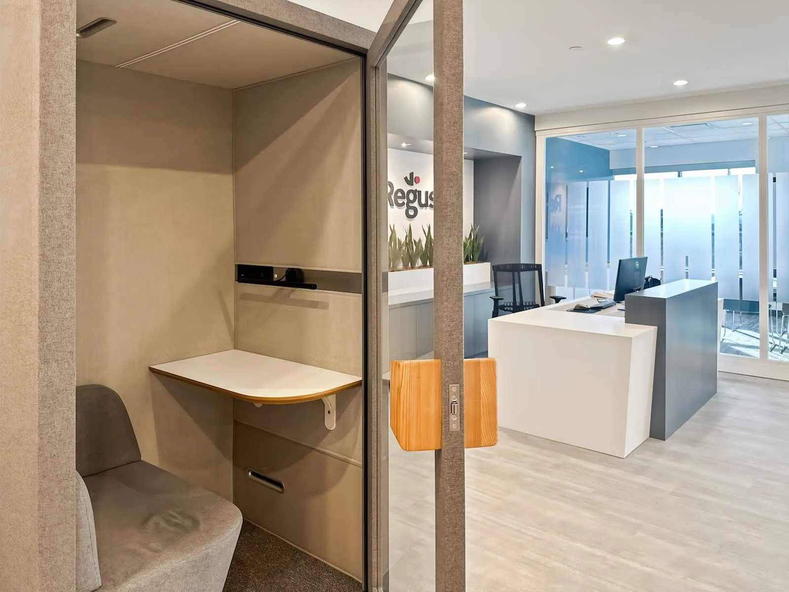 Regus BC, Surrey - Benchmark Business Centre, Phone booth, Surrey, BC