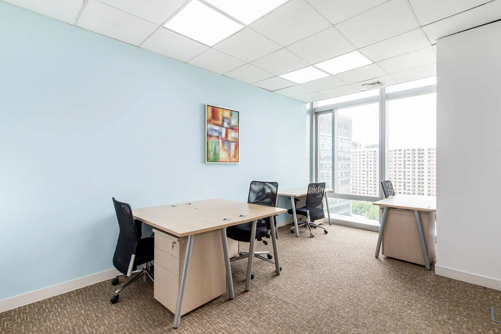Regus BEIJING, Excel Centre、4个工位的独立办公室、北京市