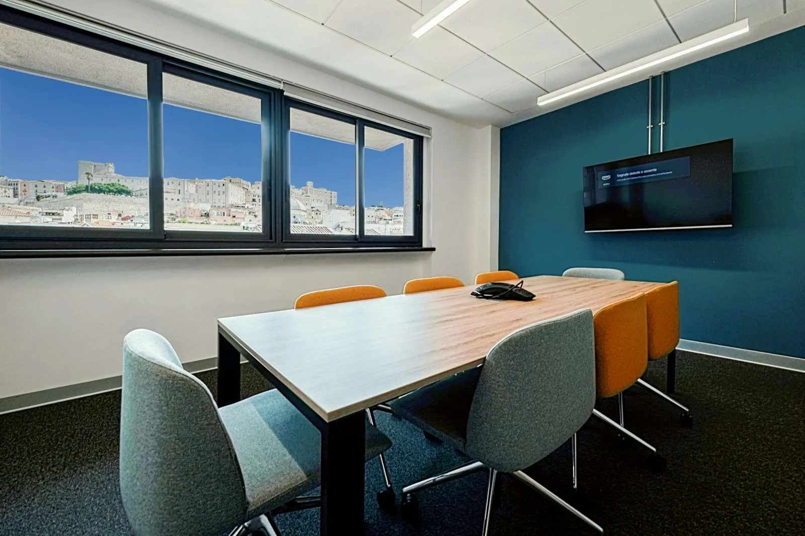 Regus Cagliari, Carlo Felice, Meeting room for 8 people, Cagliari