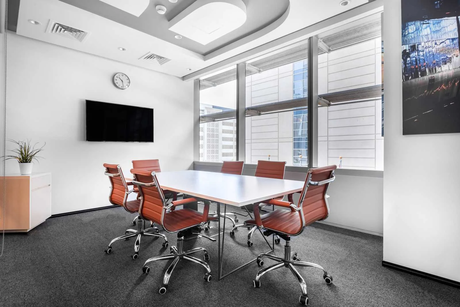 Regus Dubai, DWTC District Free Zone, Sala de reuniones para 6 personas, Dubai