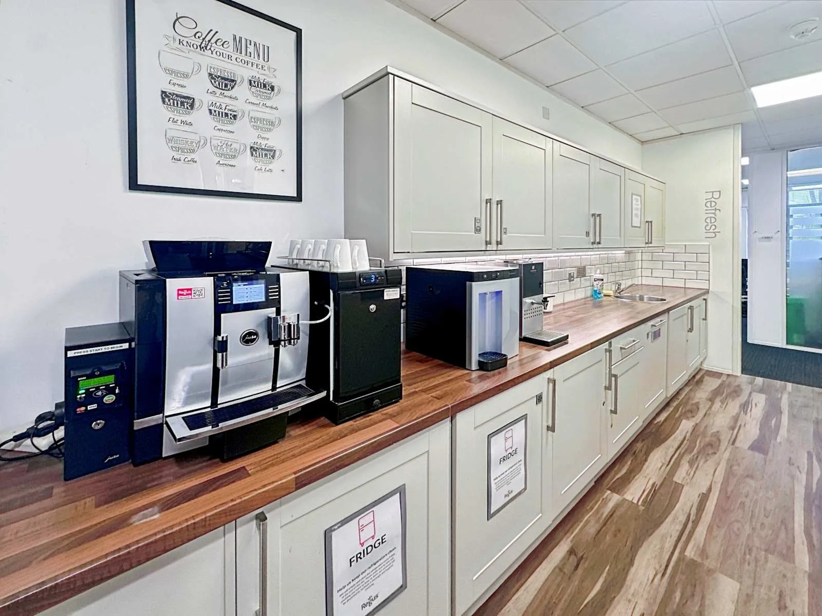 Regus HIGH WYCOMBE, Kingsmead Business Park, Kitchen, High Wycombe