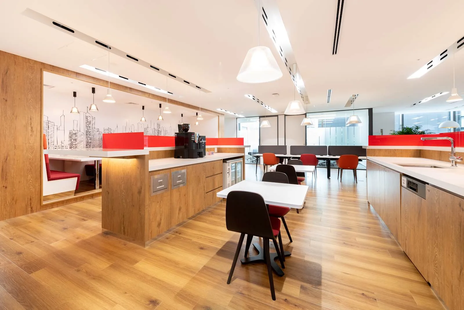 Regus HIROSHIMA, Ekimae、カフェテリア、広島