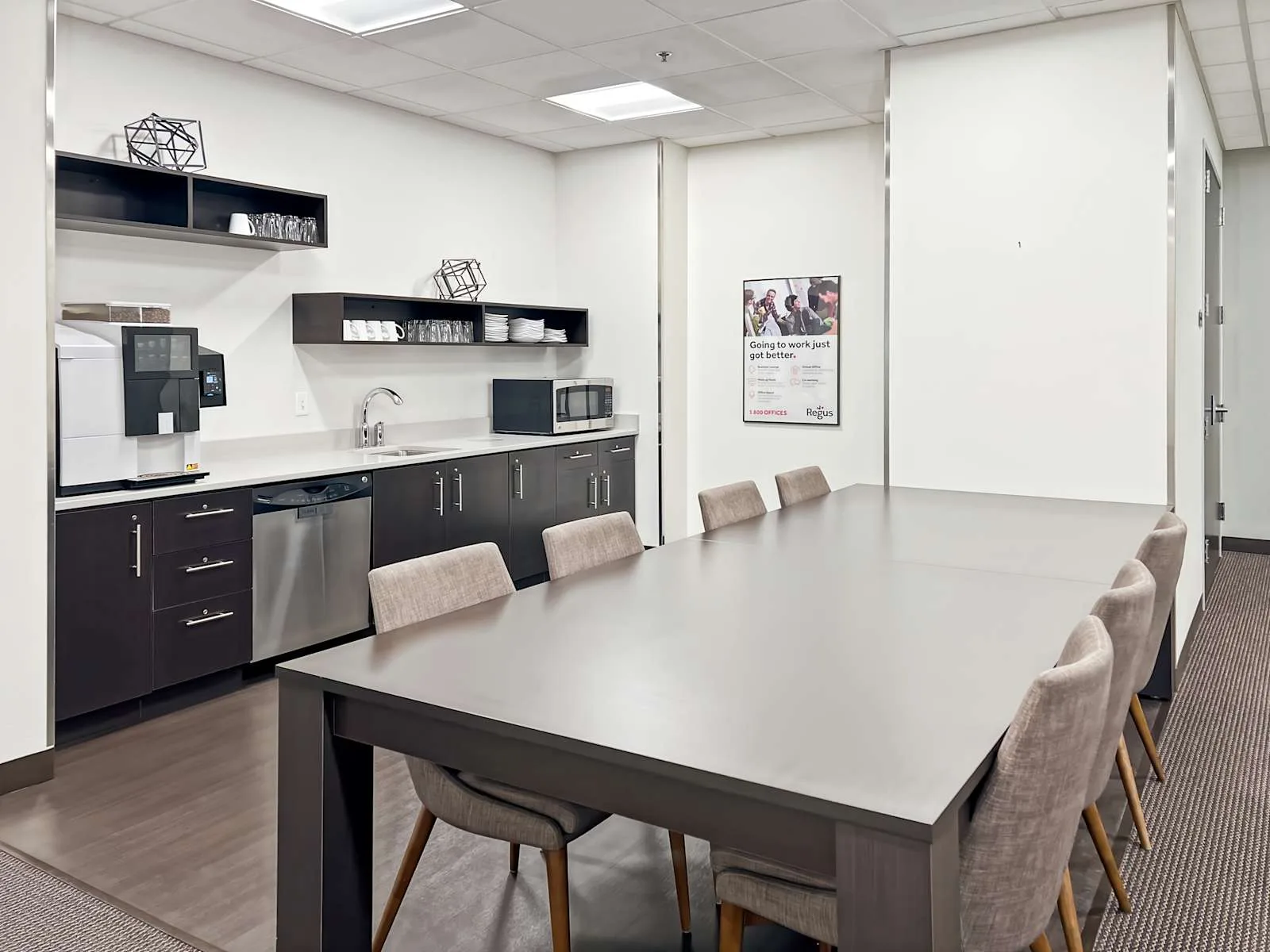 Regus IA, Davenport - Birchwood Office Building, Kitchen, Davenport, IA