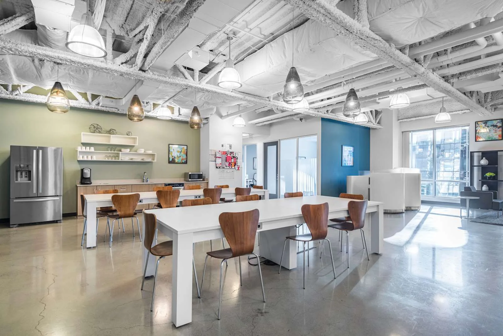 Regus MA, Boston - Seaport - One Marina Park, Cafeteria, Boston, MA