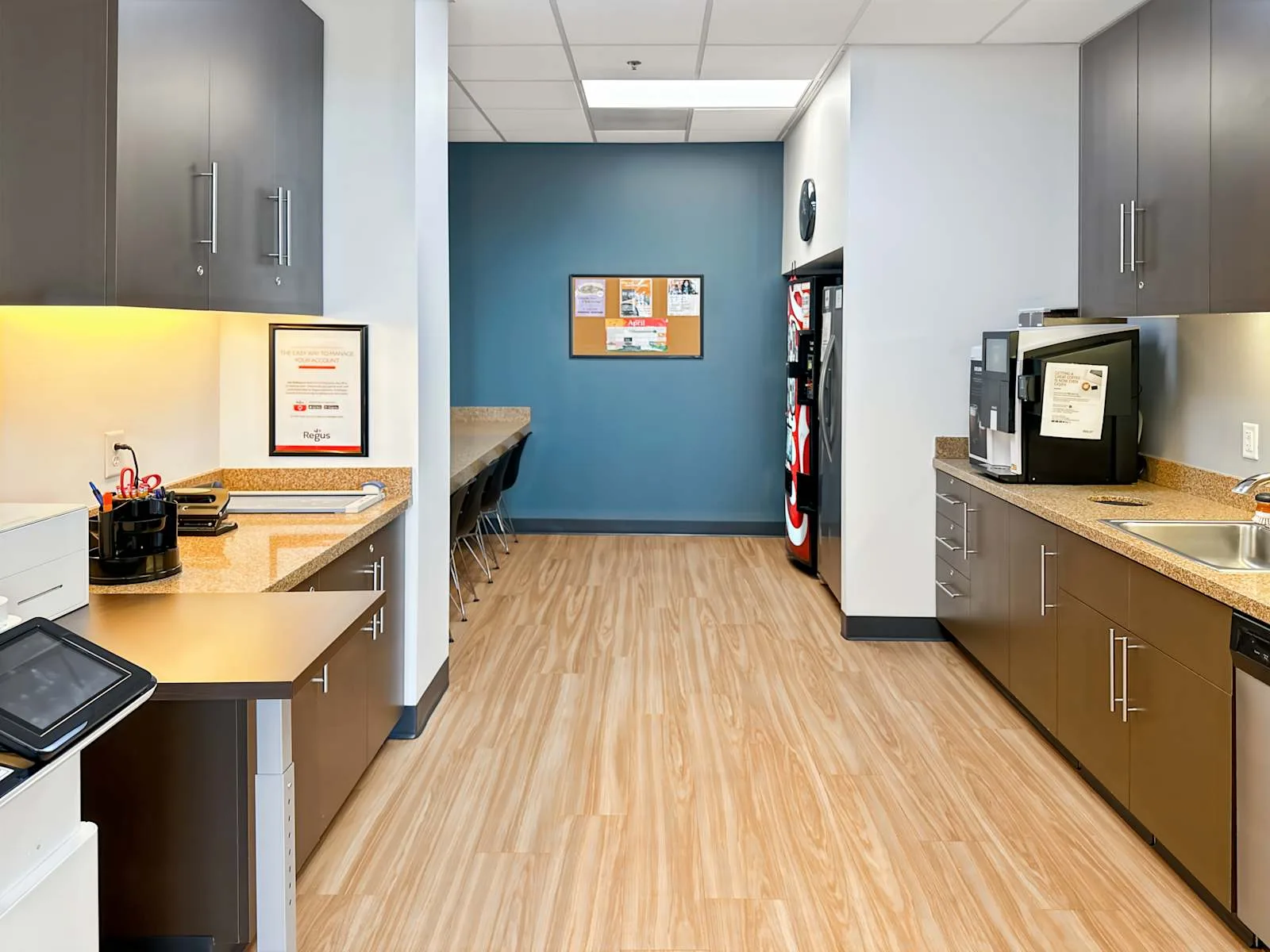 Regus NC, Winston-Salem - St. George Square, Kitchen, Winston-Salem, NC
