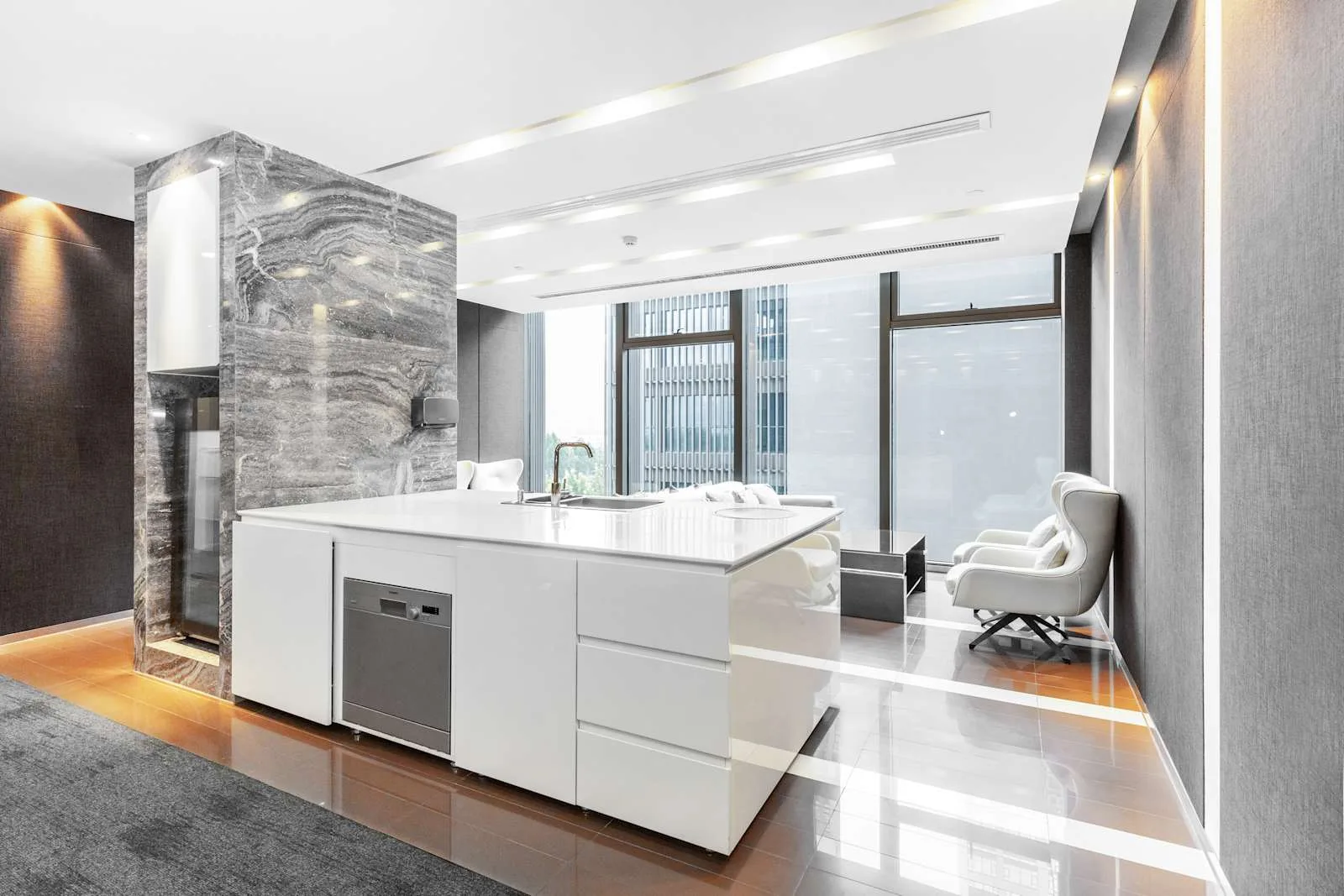 Regus XI’AN,  IEC Vanke Centre、厨房、西安市