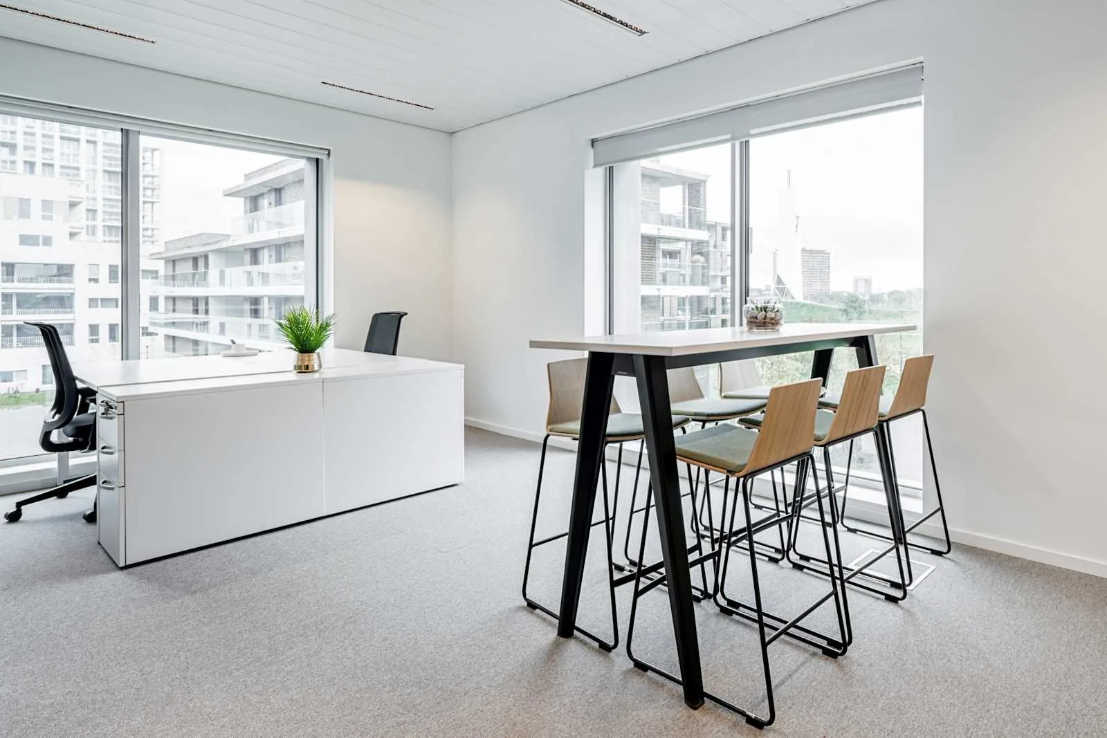 Spaces Antwerp, Spaces Nieuw Zuid, Private office, 2 desks, Antwerp