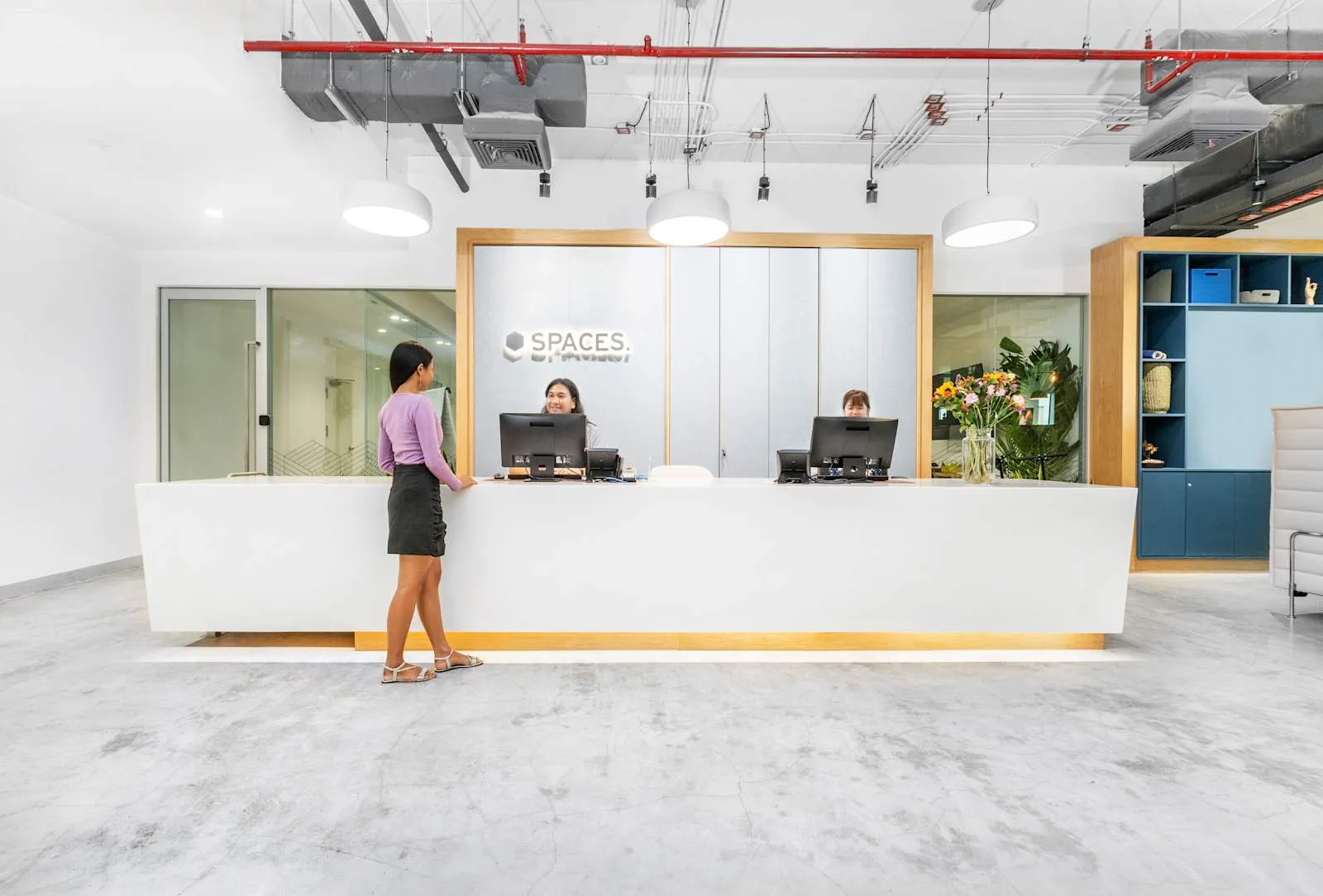 Spaces BANGKOK, Spaces Chamchuri Square, แผนกต้อนรับ, กรุงเทพมหานคร