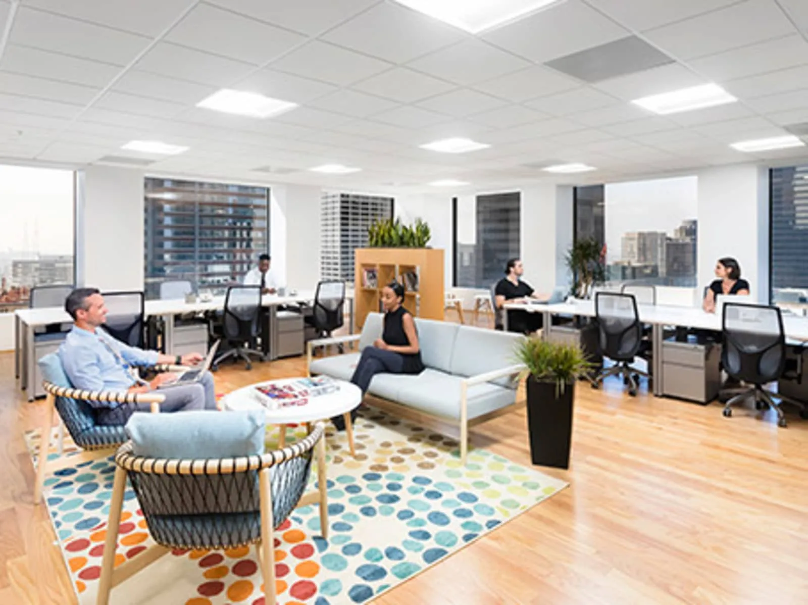 Spaces CA, Los Angeles - Spaces City National Plaza, Open-plan office, Los Angeles, CA