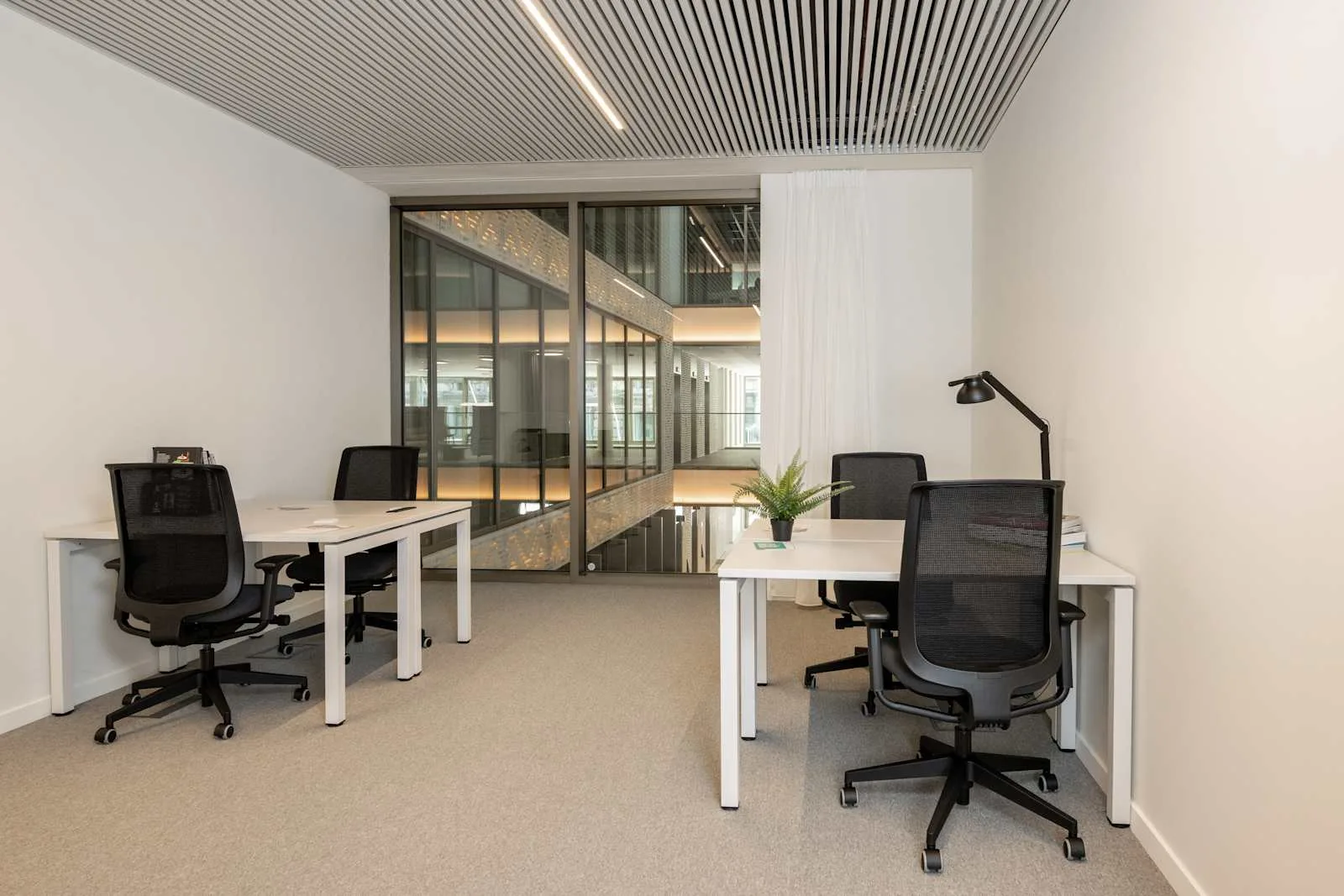 Spaces Court of Justice, Private office, 4 desks, Brussels