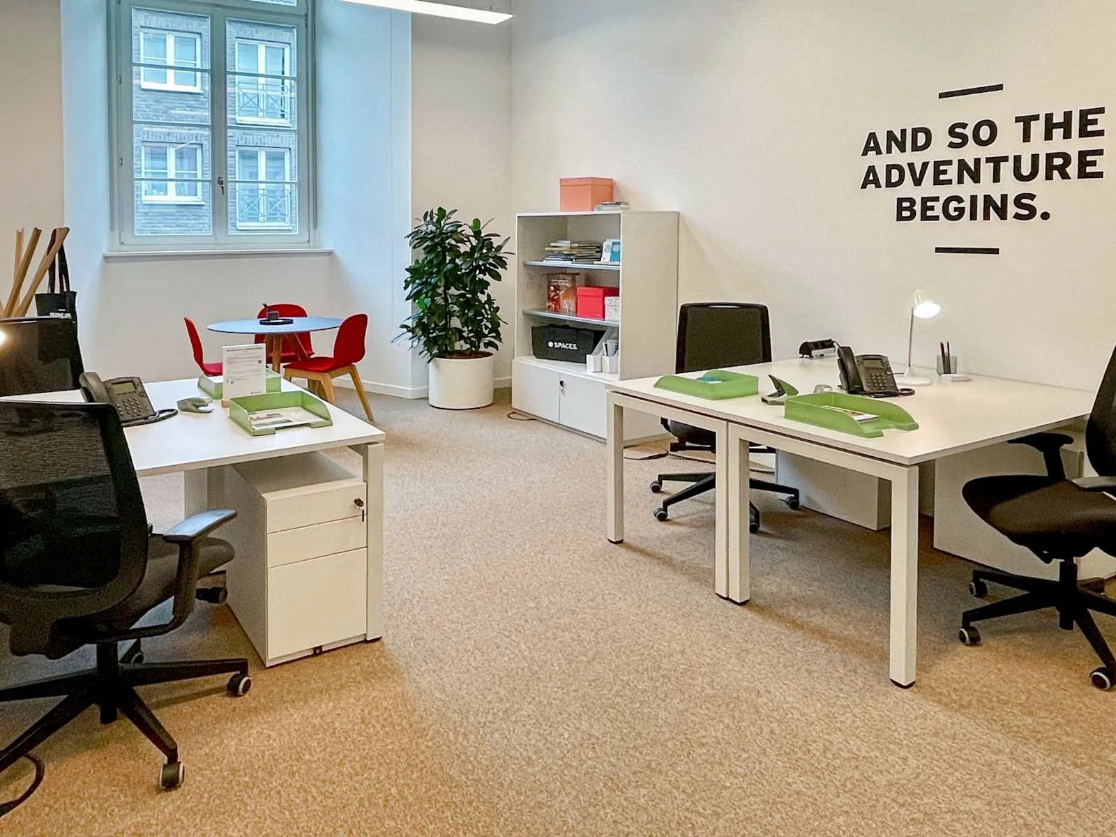 Spaces DUSSELDORF, Spaces Andreas Quartier, Privatbüro mit 4 Arbeitsplätzen, Düsseldorf