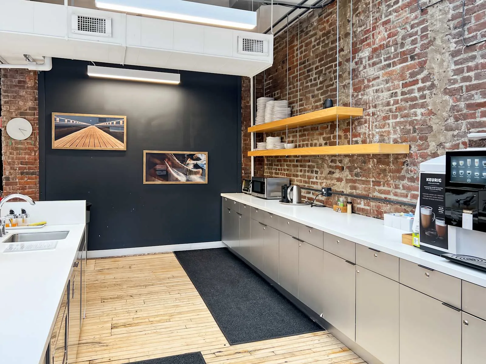 Spaces MA, Boston - Spaces Newbury Street, Kitchen, Boston, MA