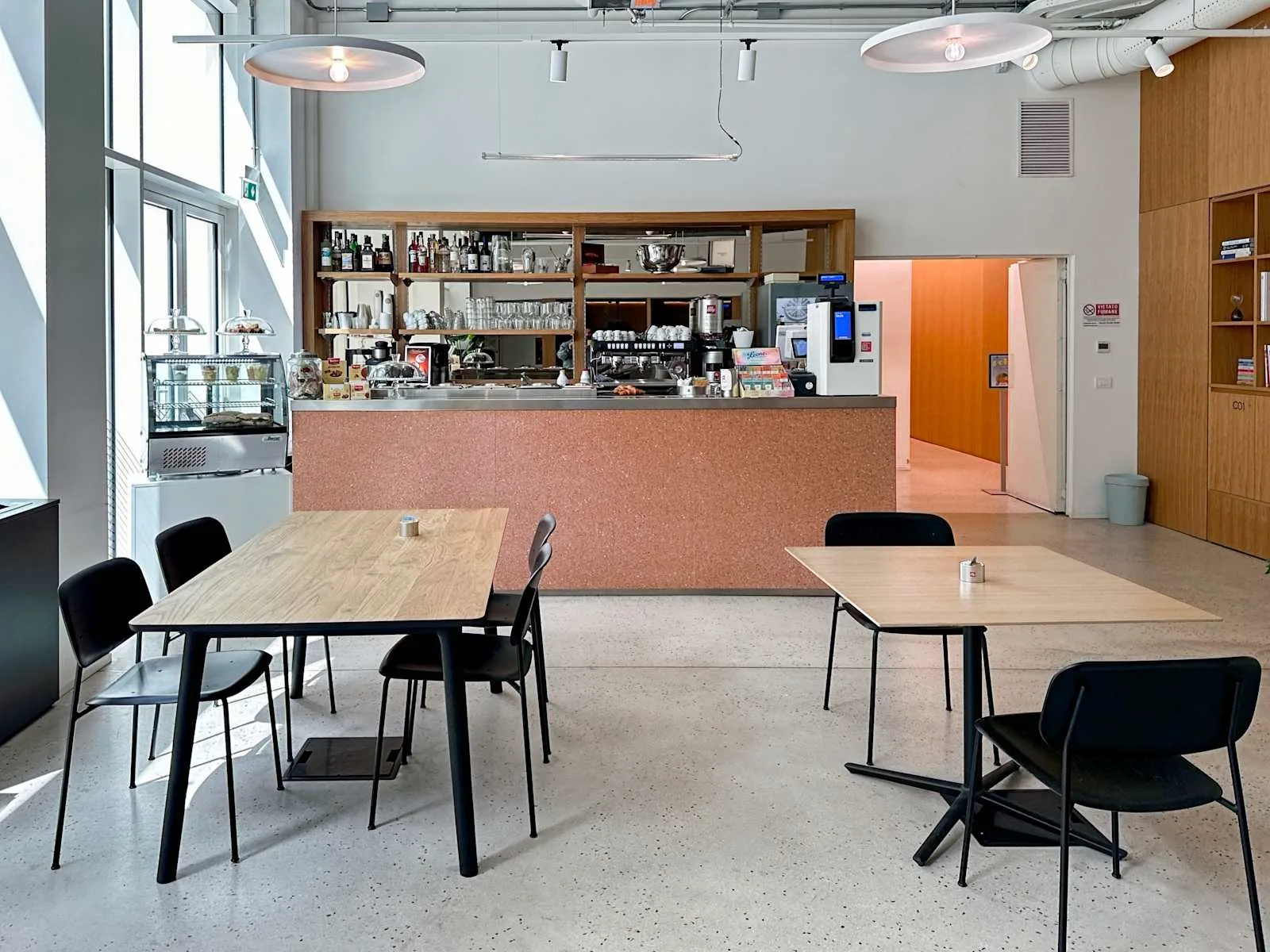 Spaces MILAN, Spaces Turati, Cafeteria, Milan