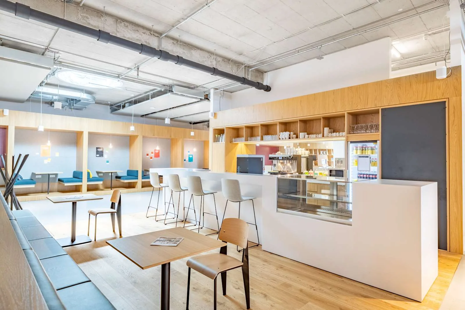 Spaces MUNICH, Spaces Werksviertel, Cafeteria, Munich