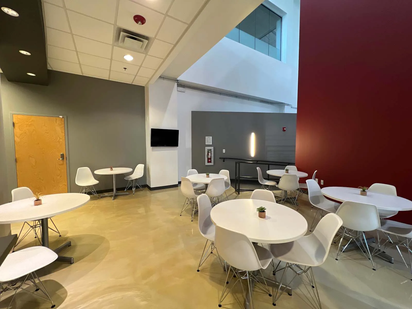 Spaces NC, Cary- Towerview Ct, Cafeteria, Cary, NC
