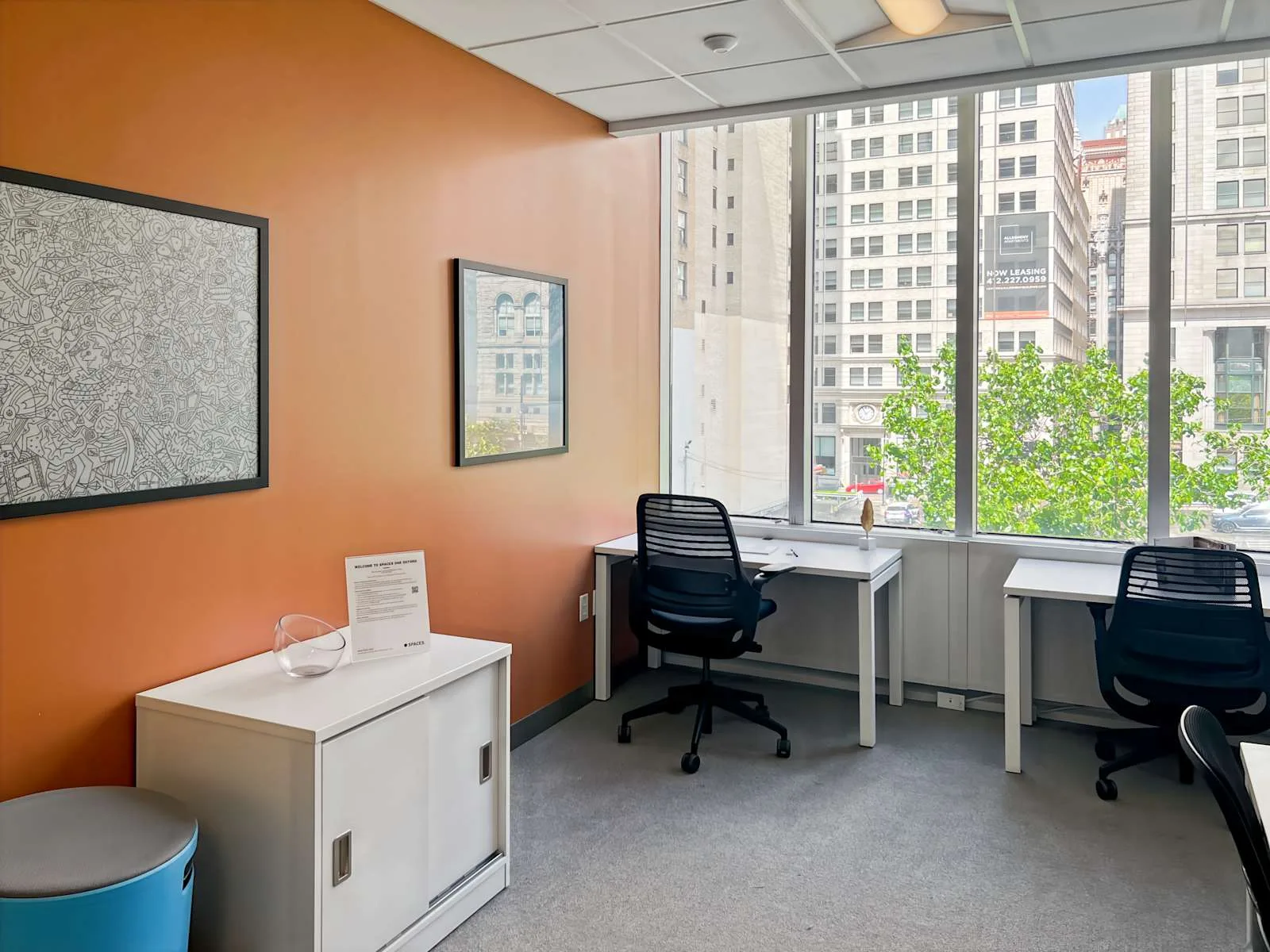 Spaces PA, Pittsburgh - Spaces One Oxford, Private office, 3 desks, Pittsburgh, PA