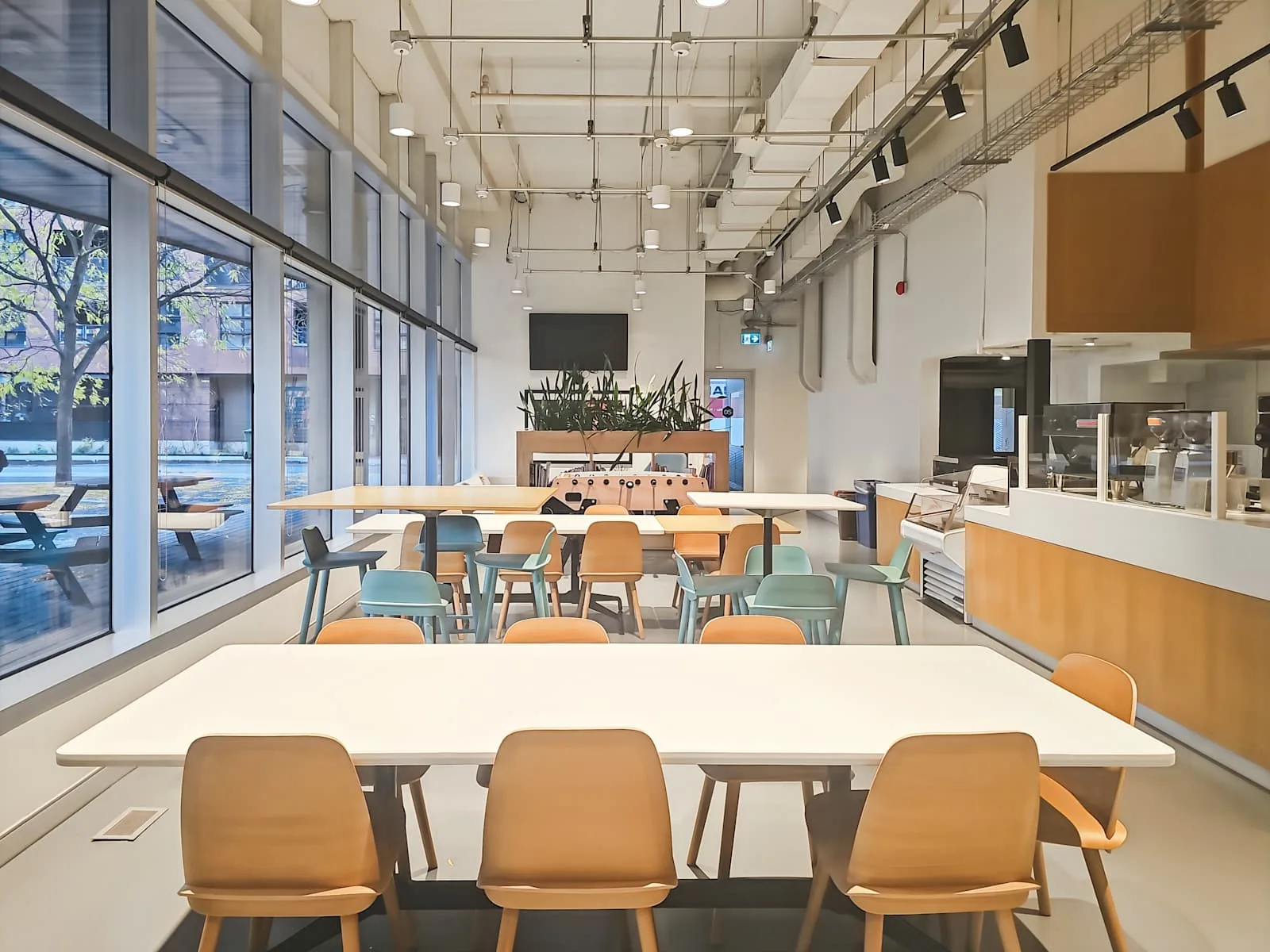 Spaces QC, Montreal - Spaces Cité Multimédia, Cafeteria, Montreal, QC