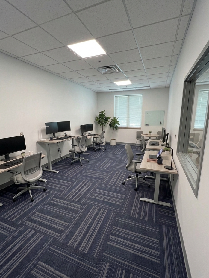 Private office 4 desks · Illinois Offices - Rollins Professional Building