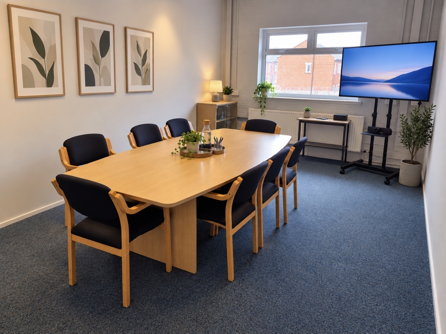 Meeting room 8 people — Serene Workspaces