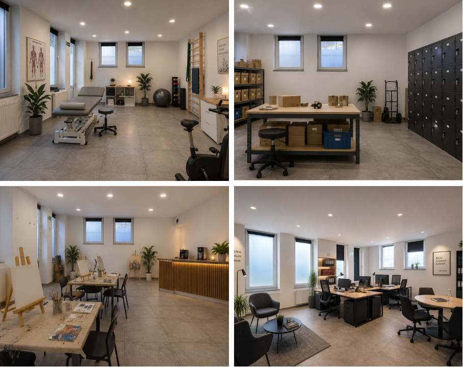 Helle Gewerbeobjekt 110m2 Zentrale Lage Stuttgart