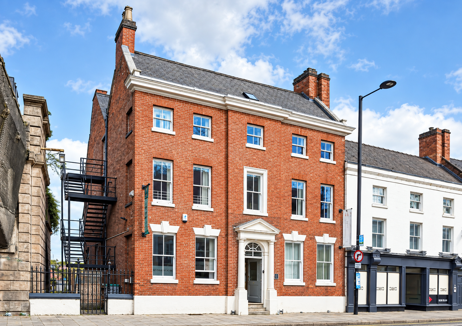 32 Friar Gate, Building facade, Derby