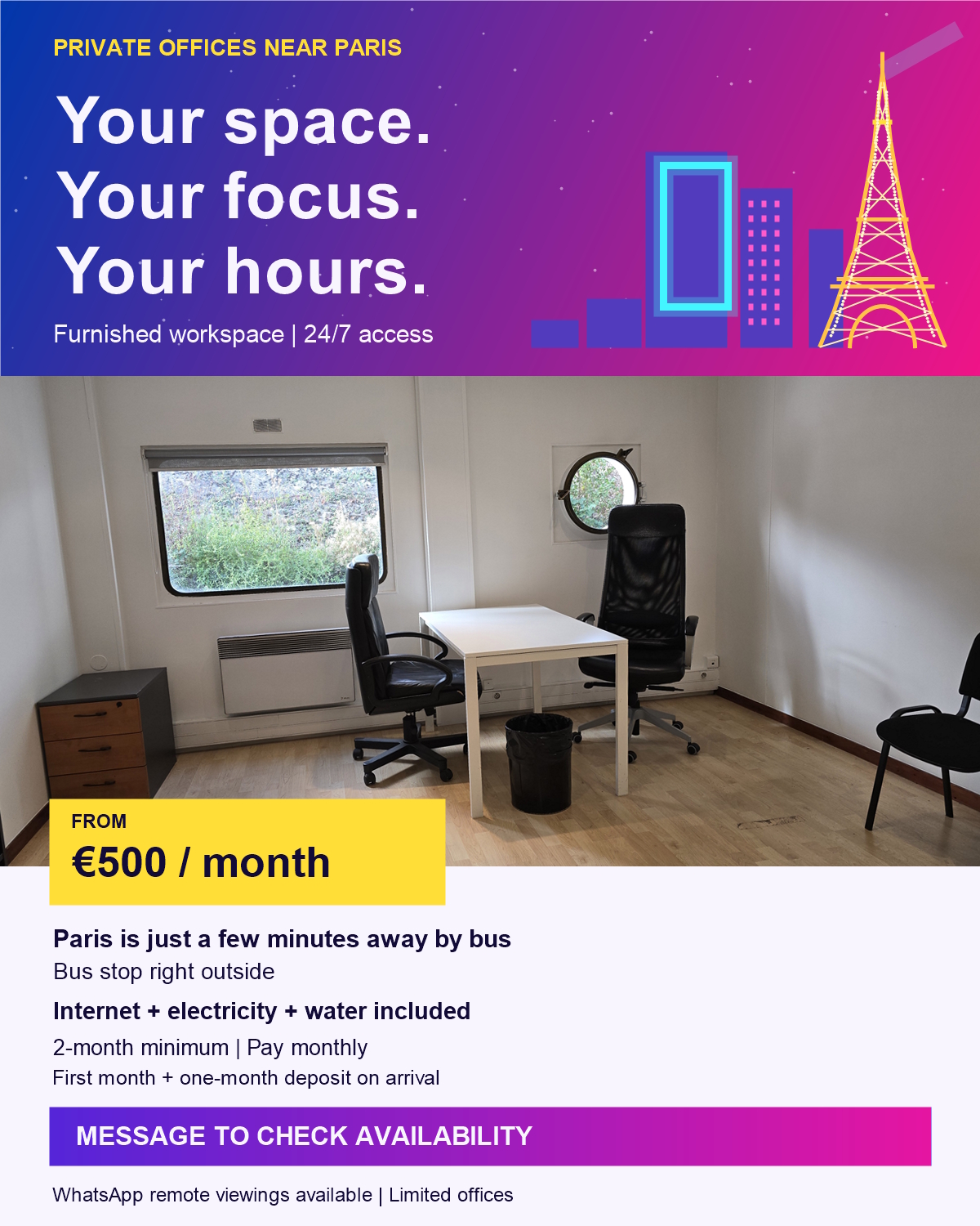 Private Offices Suresnes – Saint-Cloud