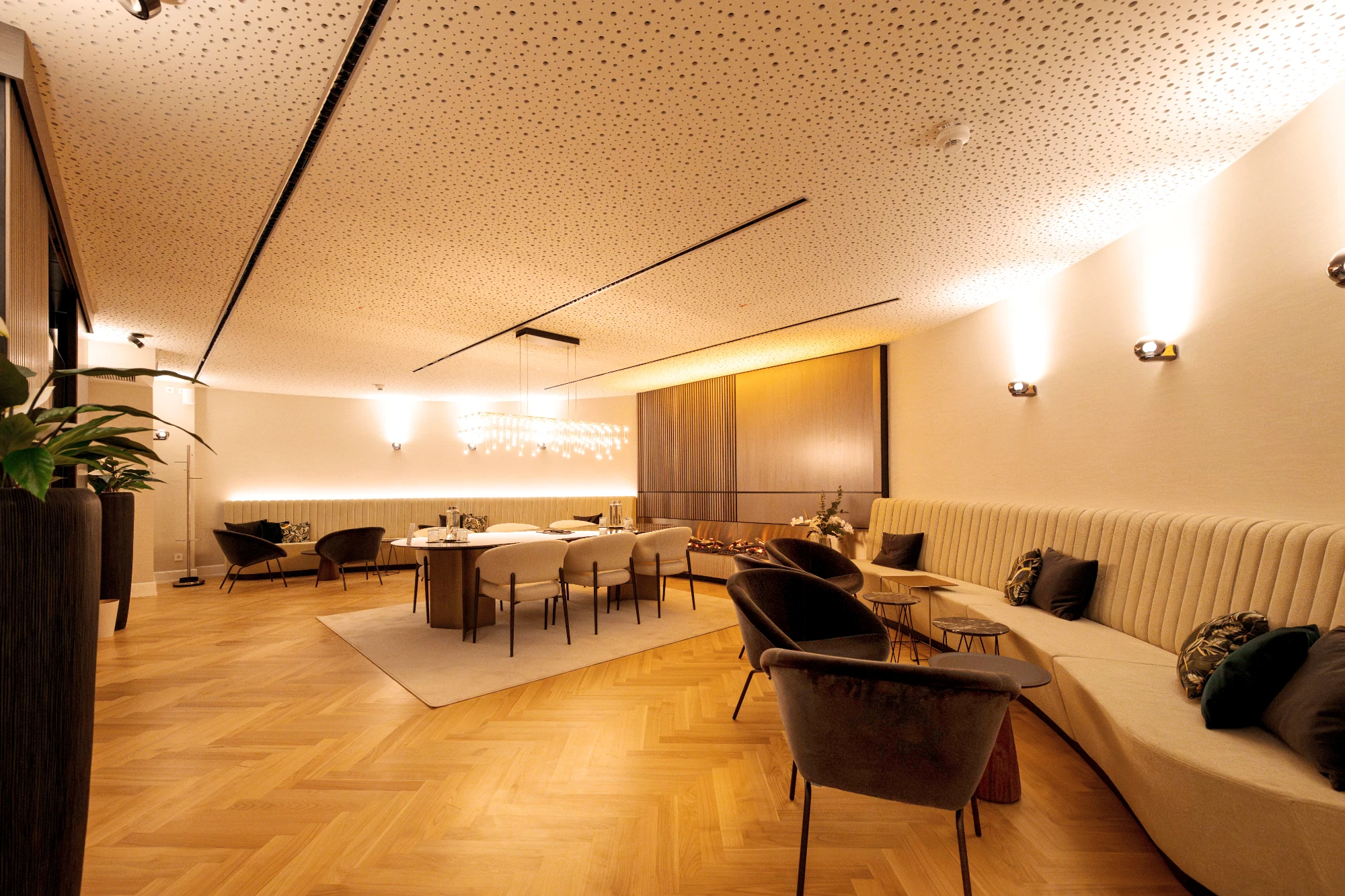 Kaminlounge "Stradivari" · Satellite Office Frankfurt Villa Sander