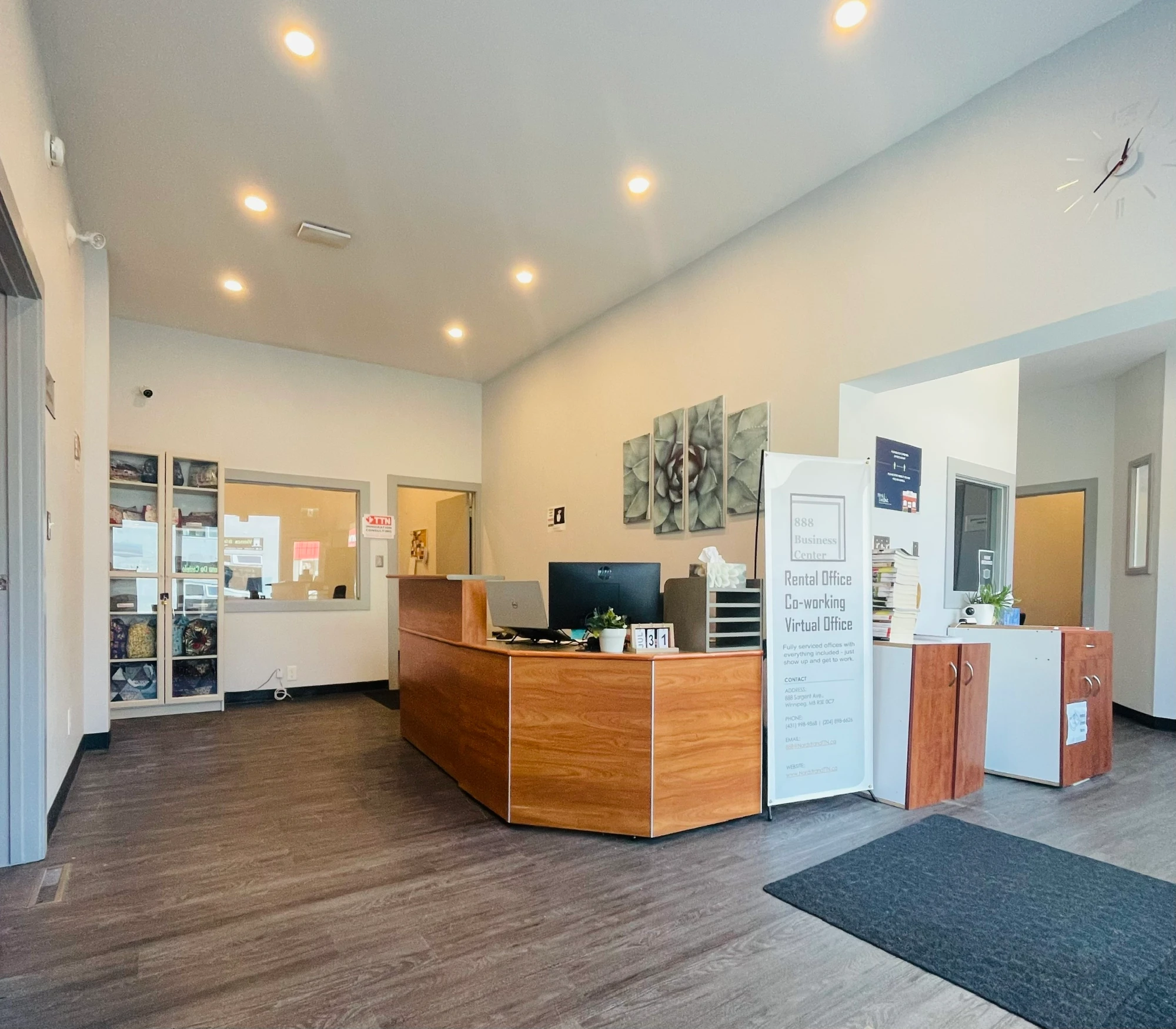 888 Business Center, Reception, Winnipeg, MB