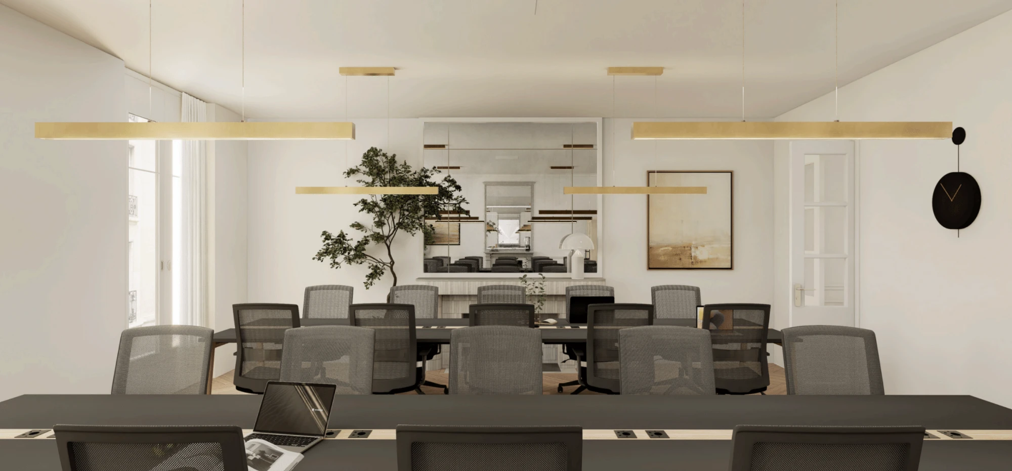 All Day Daubigny, Open-plan office, Paris 17e