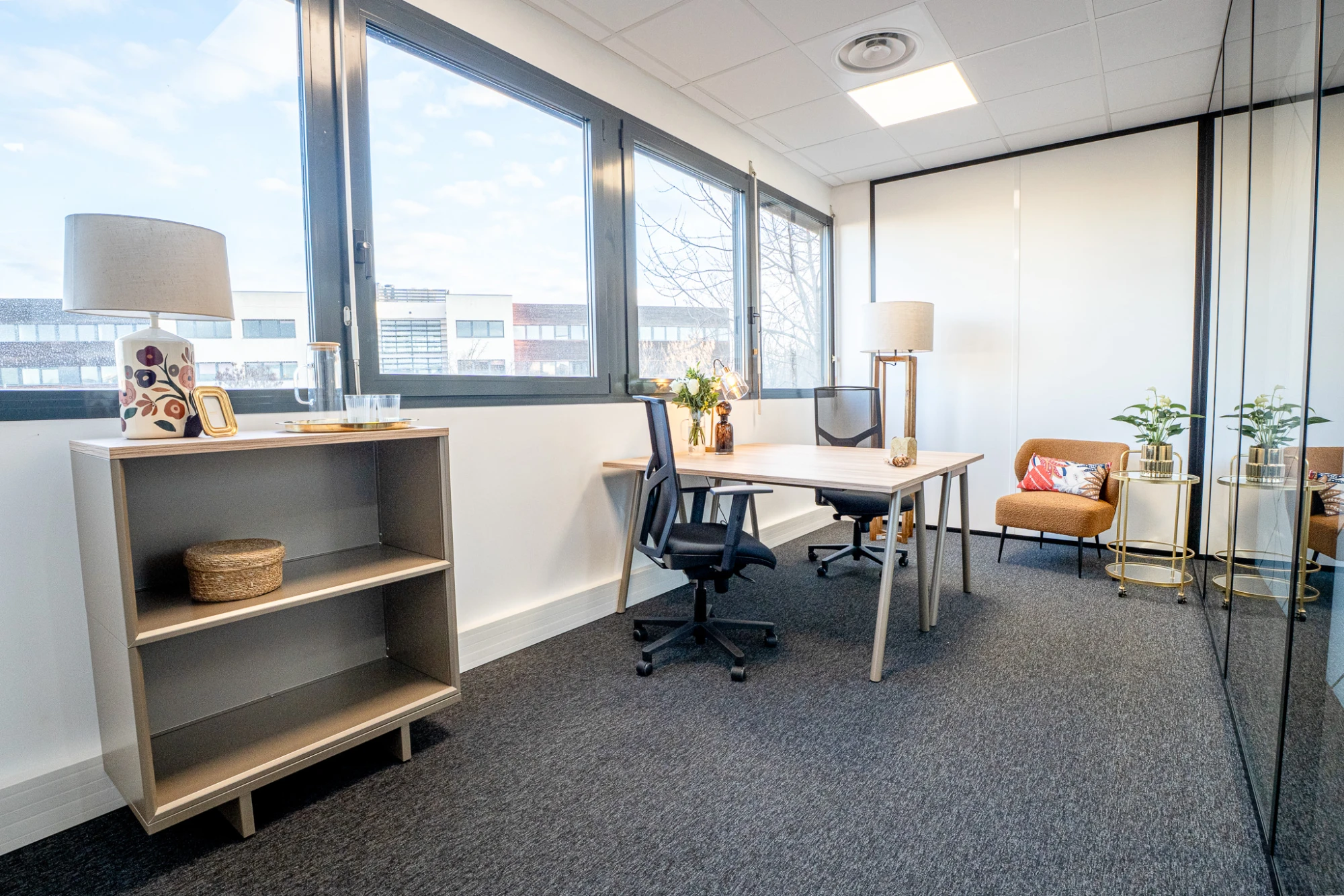 B'CoWorker Saint-Priest, Private office, 2 desks, Saint-Priest