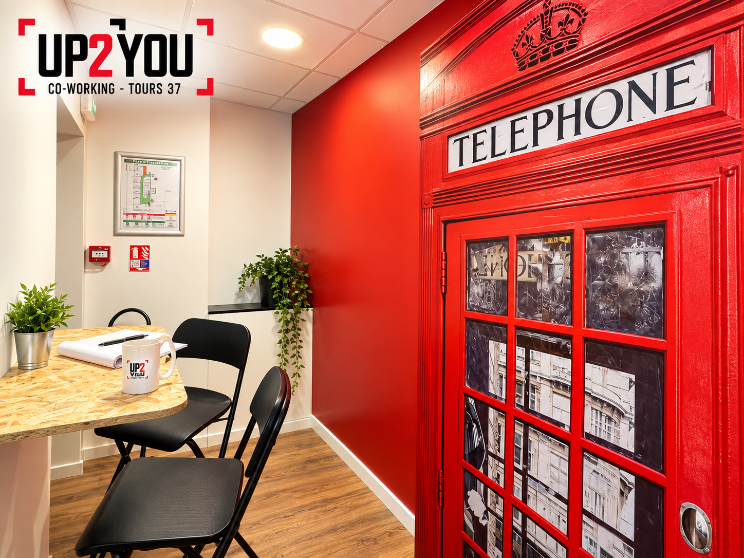 Up2You Tours, Bureau privatif 2 postes, Tours