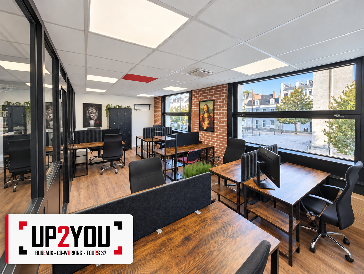 Up2You Tours, Bureau privatif 6-8 postes, Tours