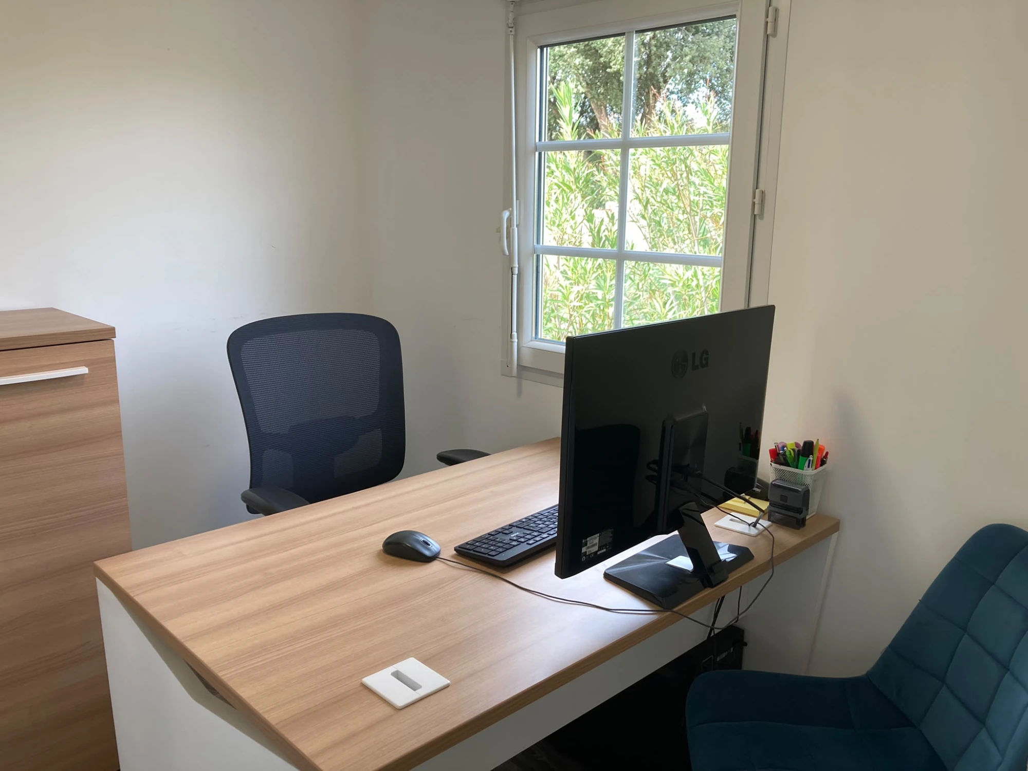 Bureau zen, Private office, 1 desk, Cogolin