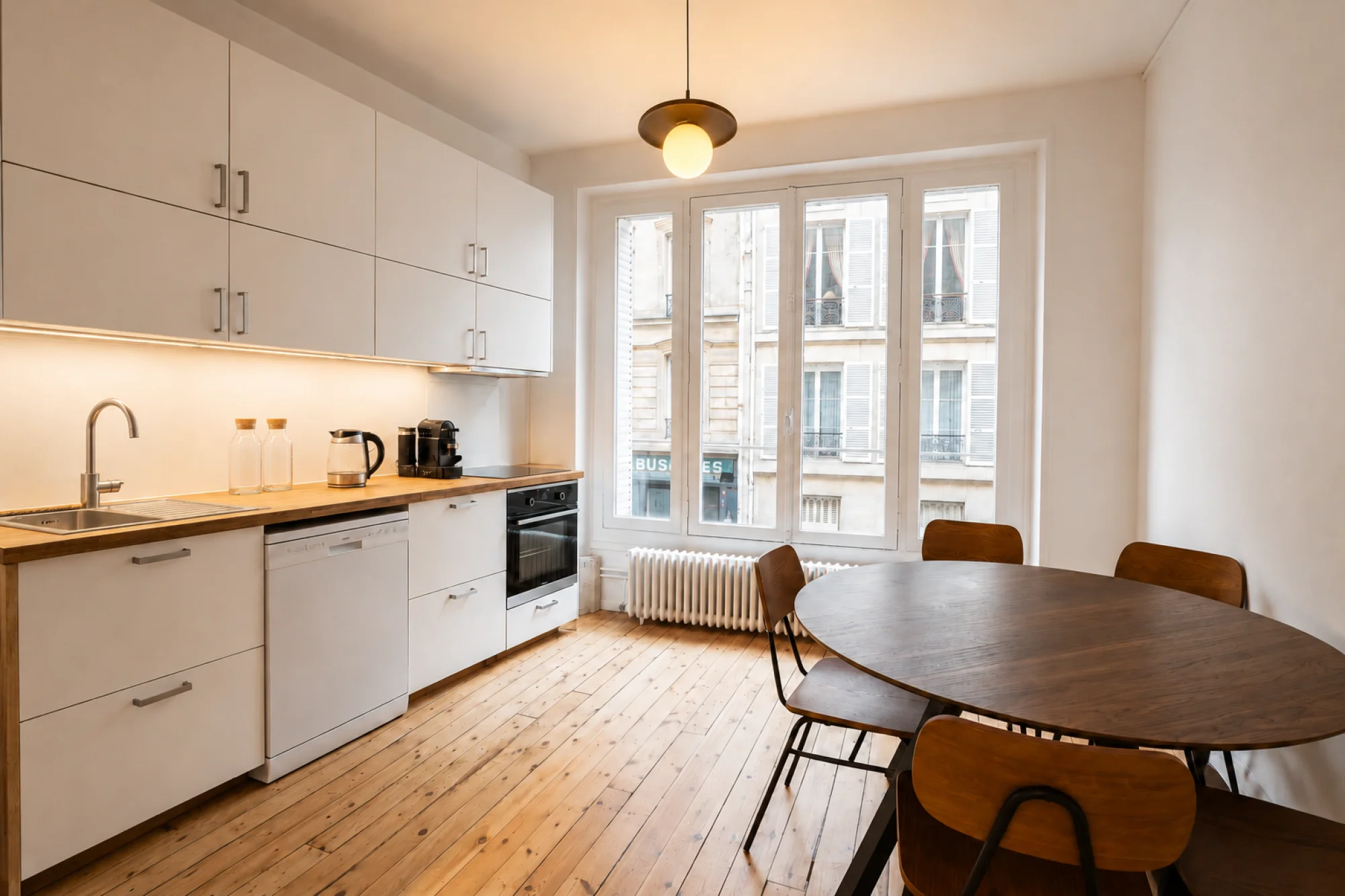 Bureaux Faubourg Poissonnière, Cuisine, Paris 10e