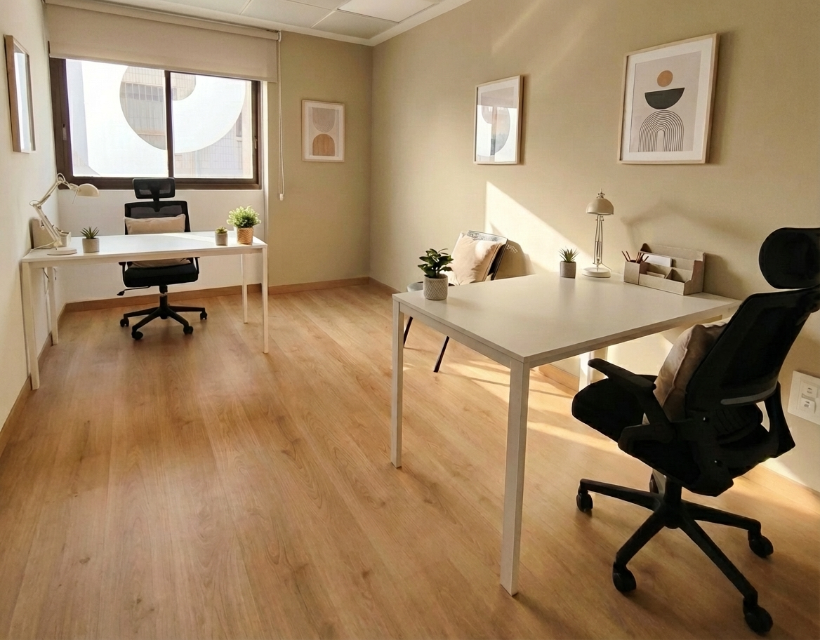 Business Rooms Campanar, Private office, 2 desks, Valencia