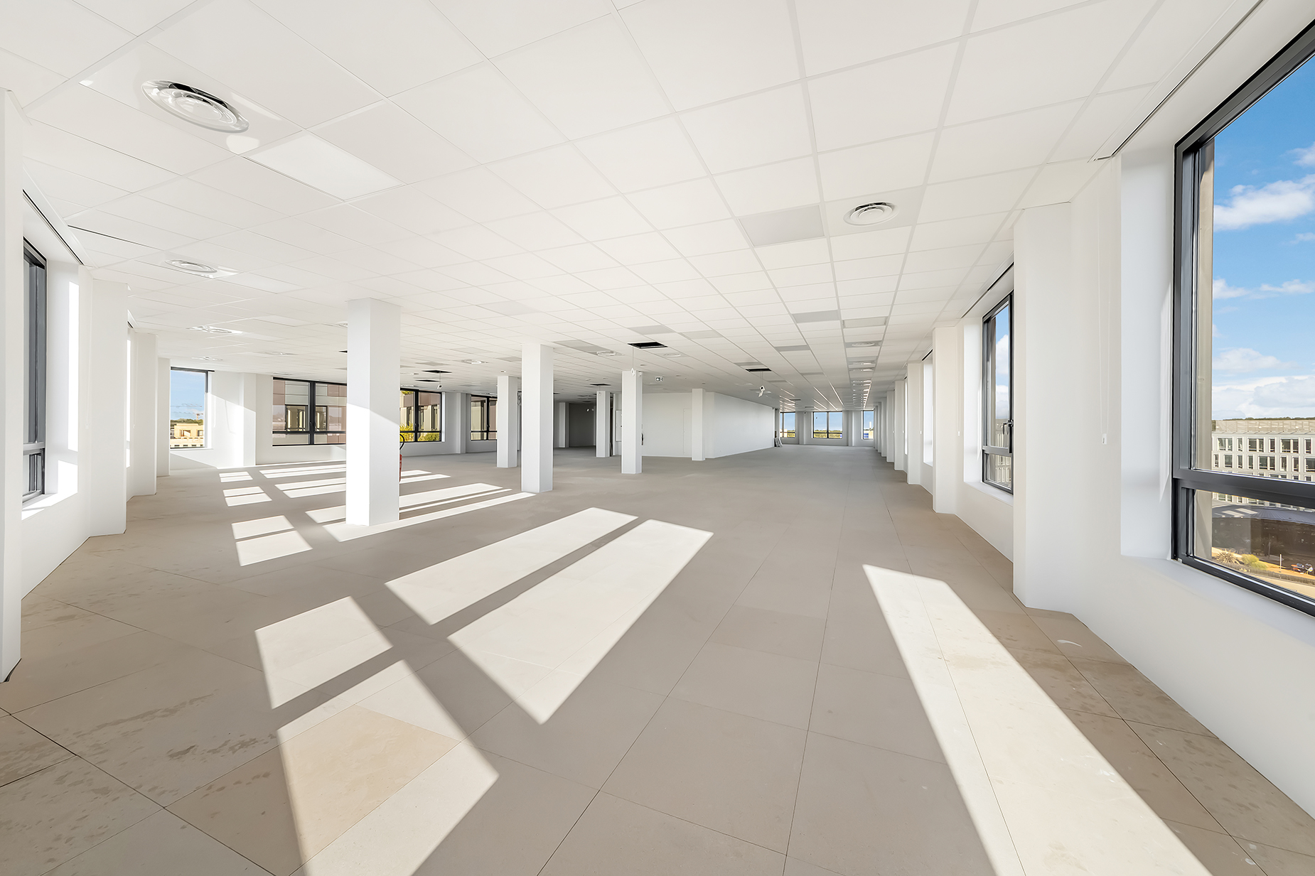Champs Blancs, Open-plan office, Cesson-Sévigné