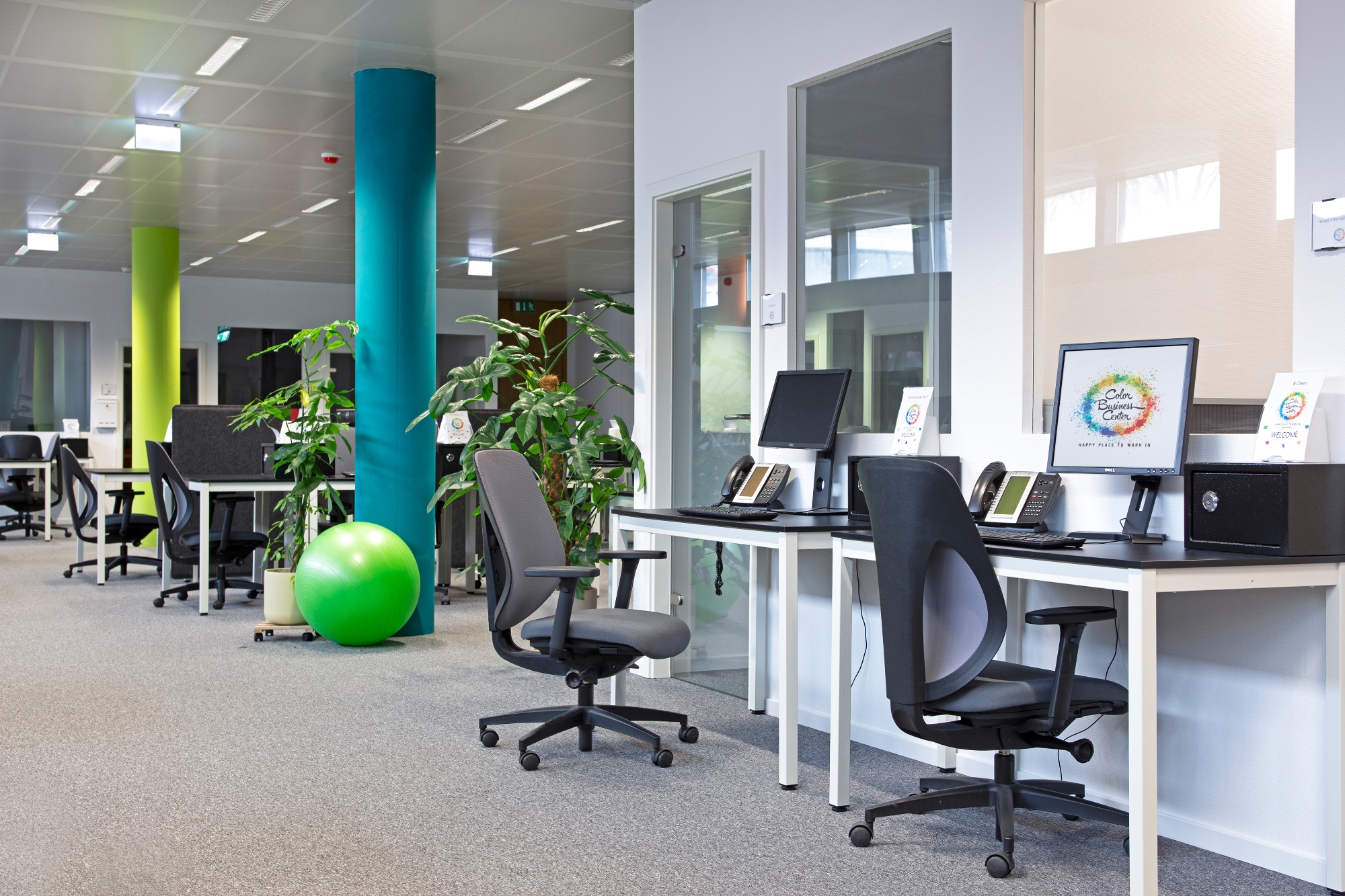 Colors Business Center - Puits Romain - Bertrange, Großraumbüro, Bertrange
