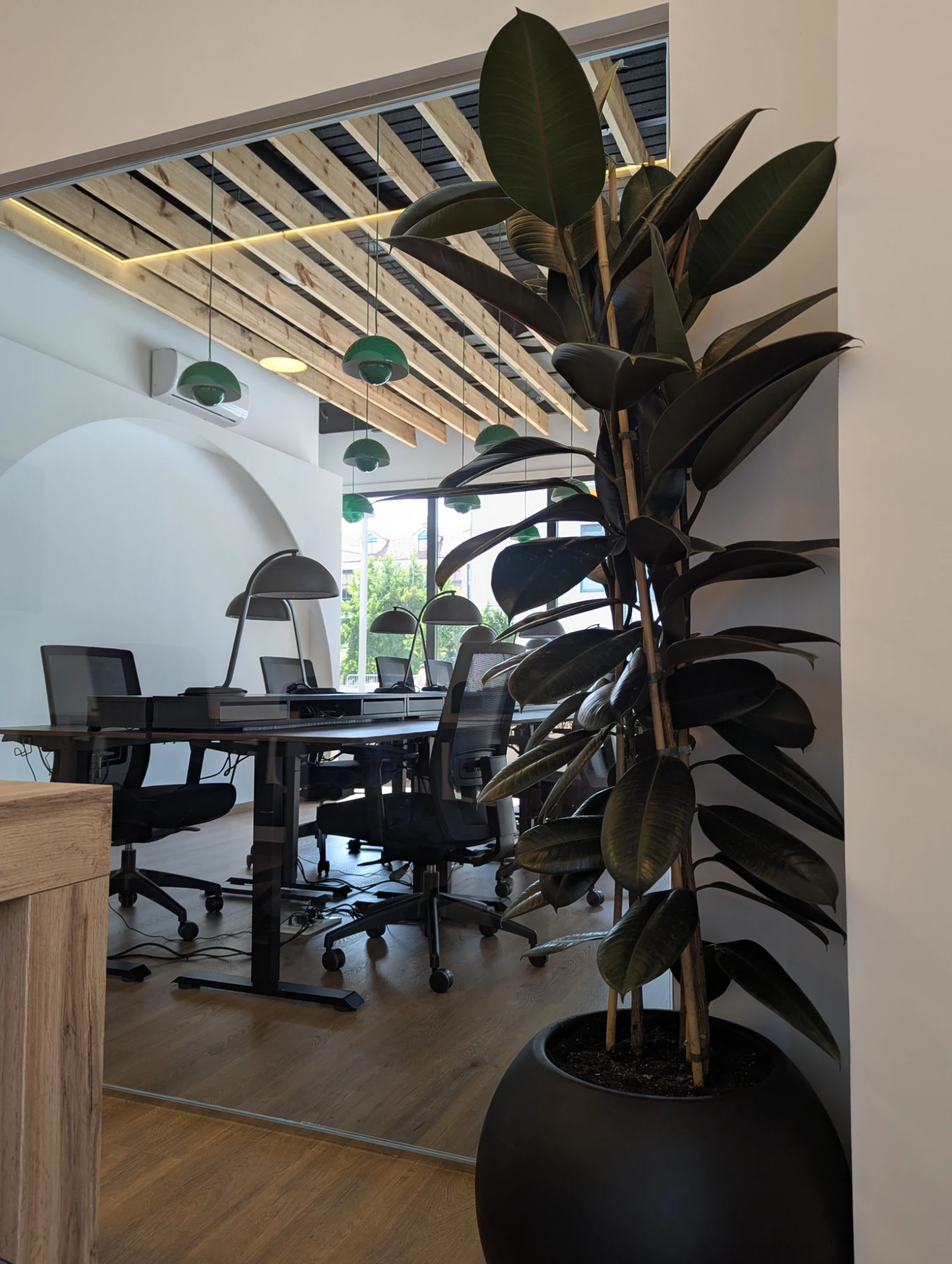 Coworking Planeta Namec, Open-plan office, Bertamiráns