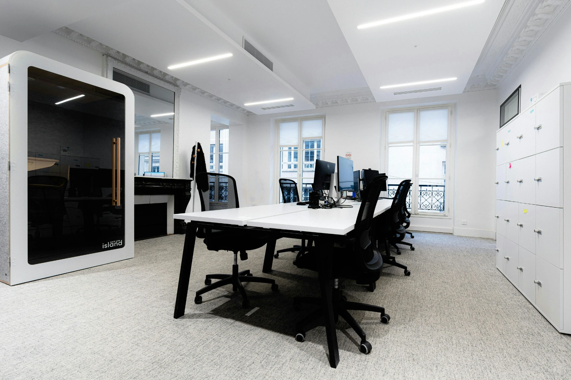 Deskeo Chauchat, Bureau privatif 6 postes, Paris 9e