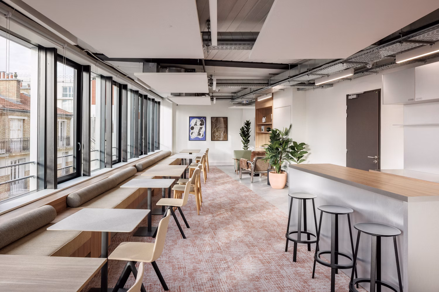 Deskeo Peupliers, Cafétéria, Boulogne-Billancourt