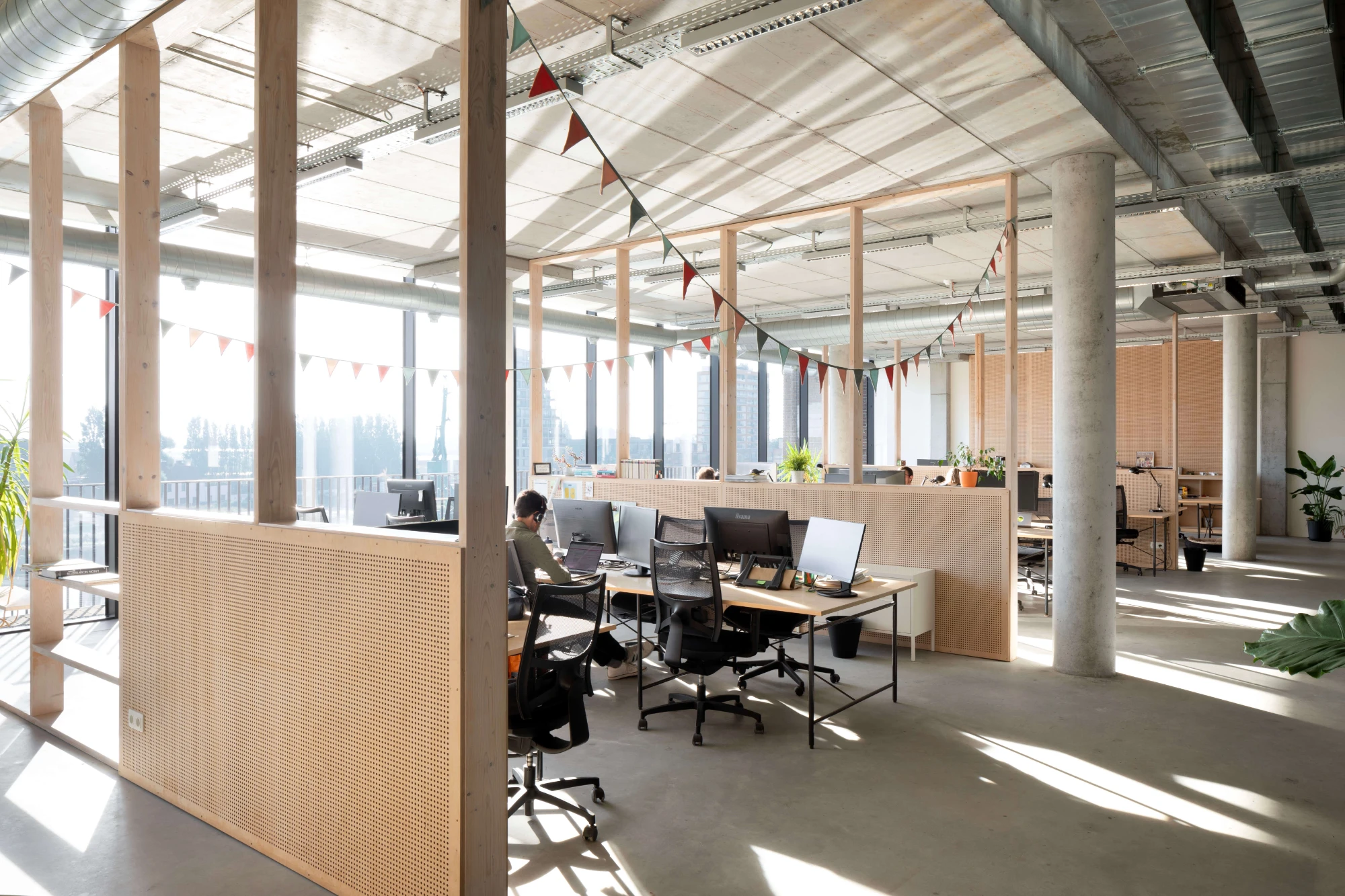 Dokwerkers, Open-plan office, Ghent