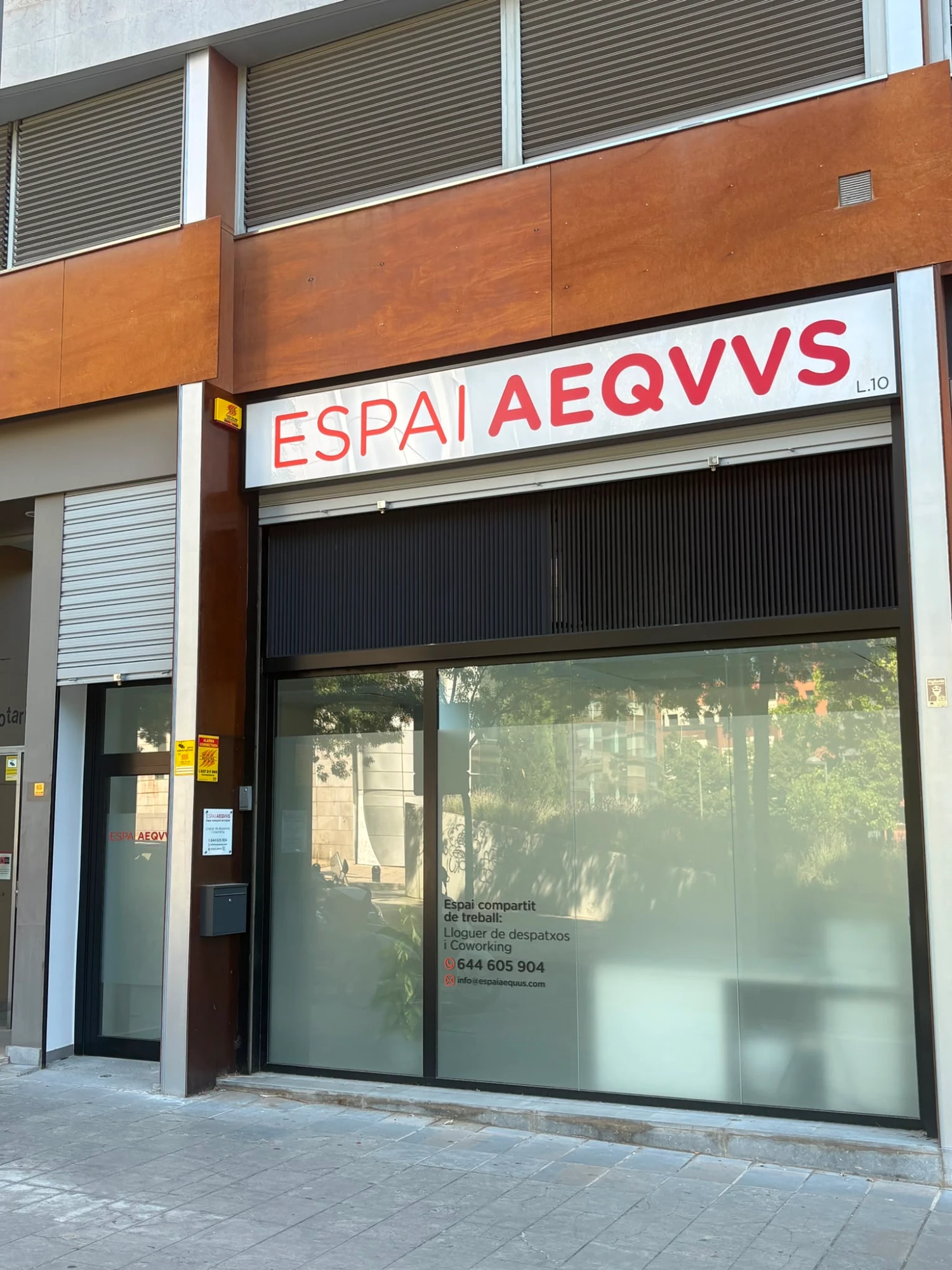 Espai Aeqvvs, Building facade, Terrassa