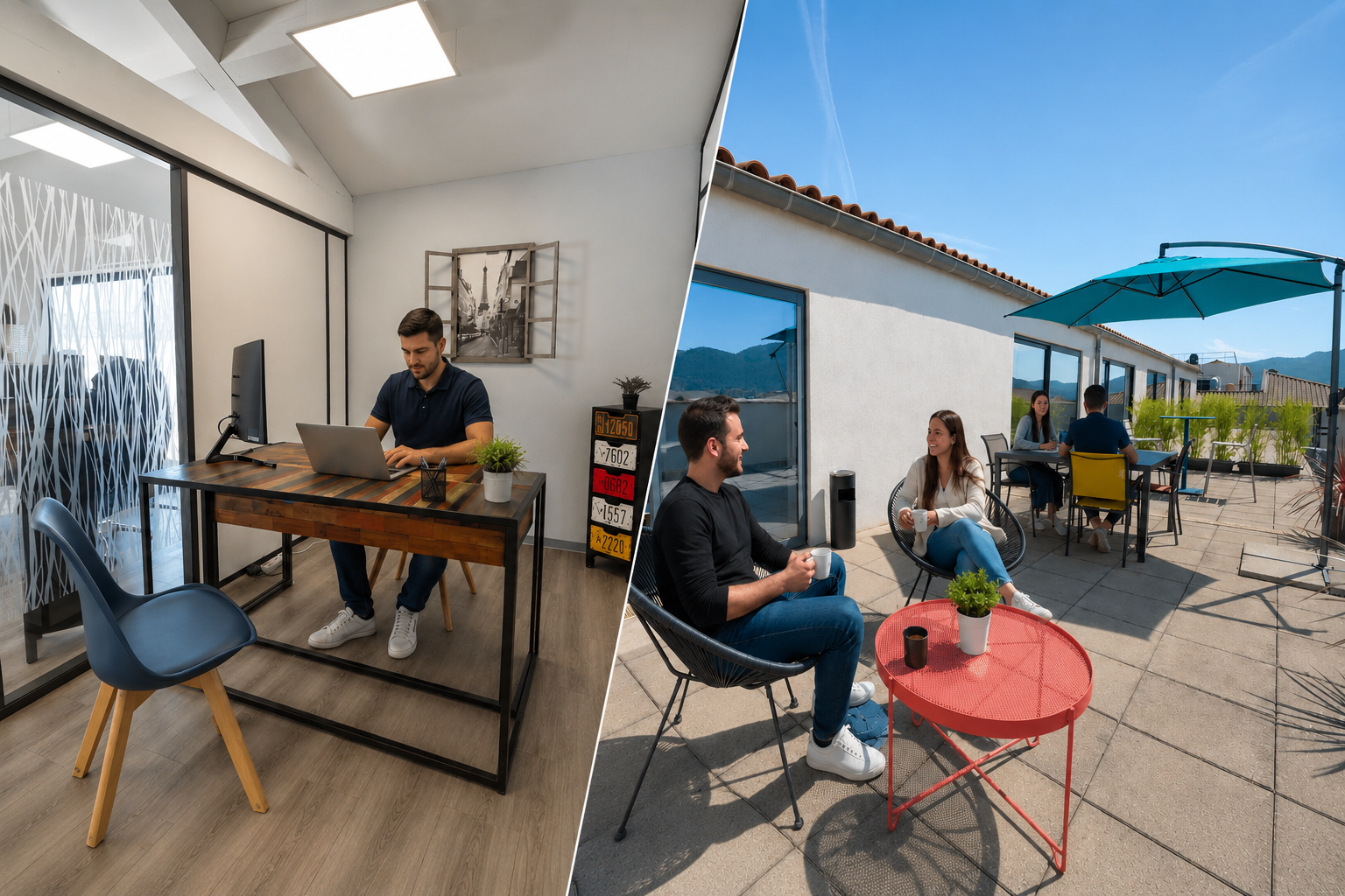 Gemadom Alta Rocca, Bureau privatif 1 poste, Aubagne